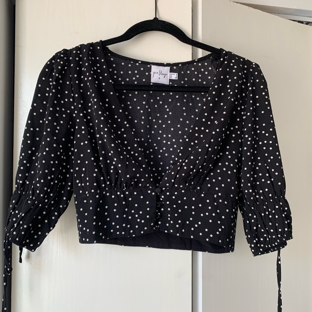Princess Polly Polka Dot Top